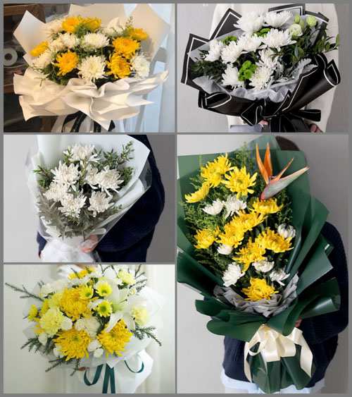黑龙江鸡西恒山市奋斗街道白事花束代送